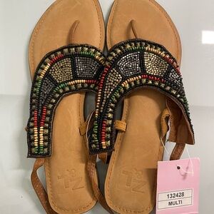 Colorful Beaded Women's Sandals